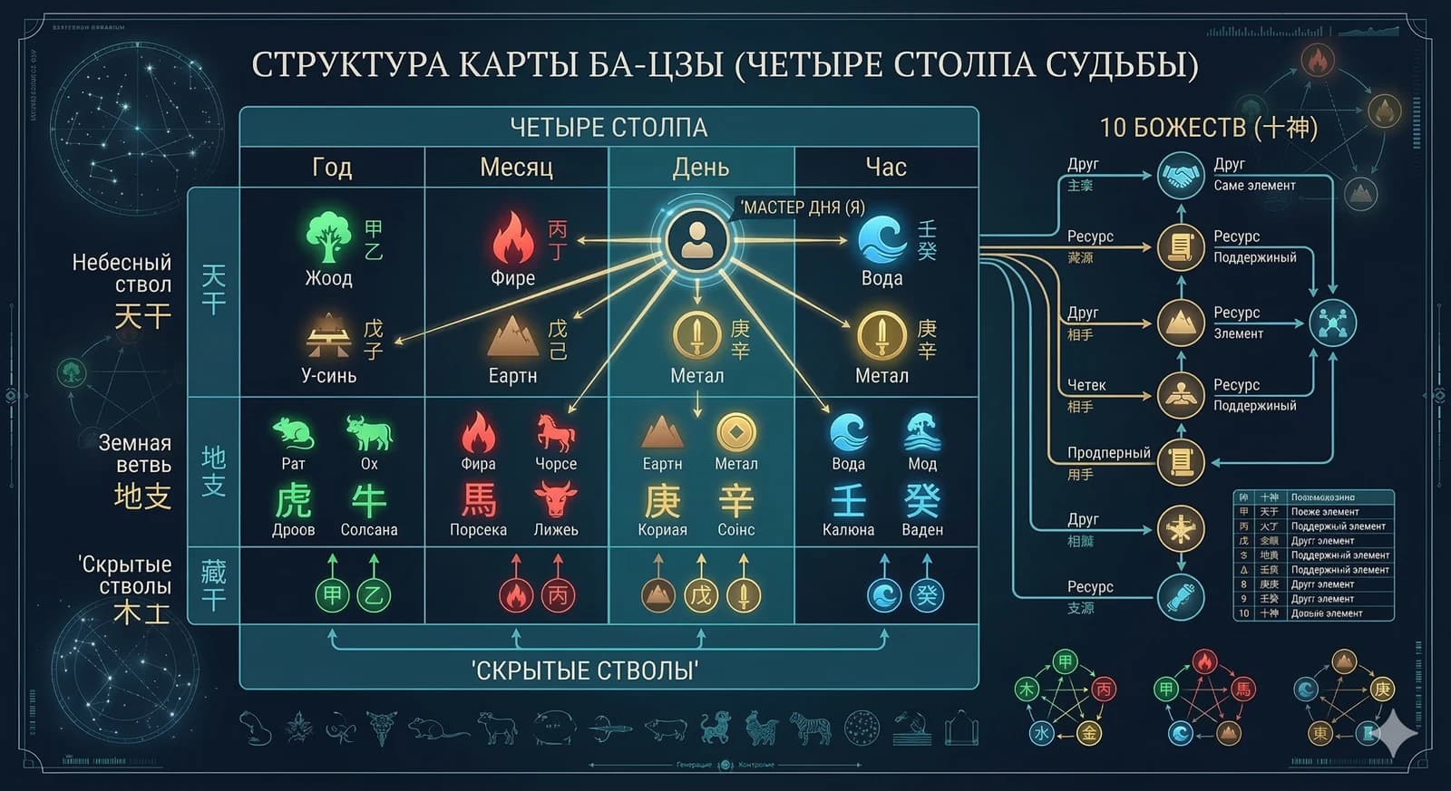Ba Zi (Kaderin Dört Direği)